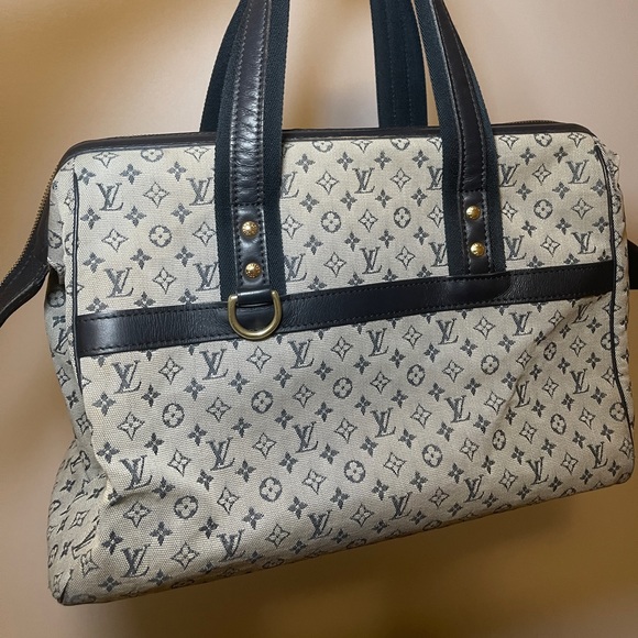 Auth. Louis Vuitton Monogram Josephine GM Handbag in Mini Lin - Picture 9 of 9
